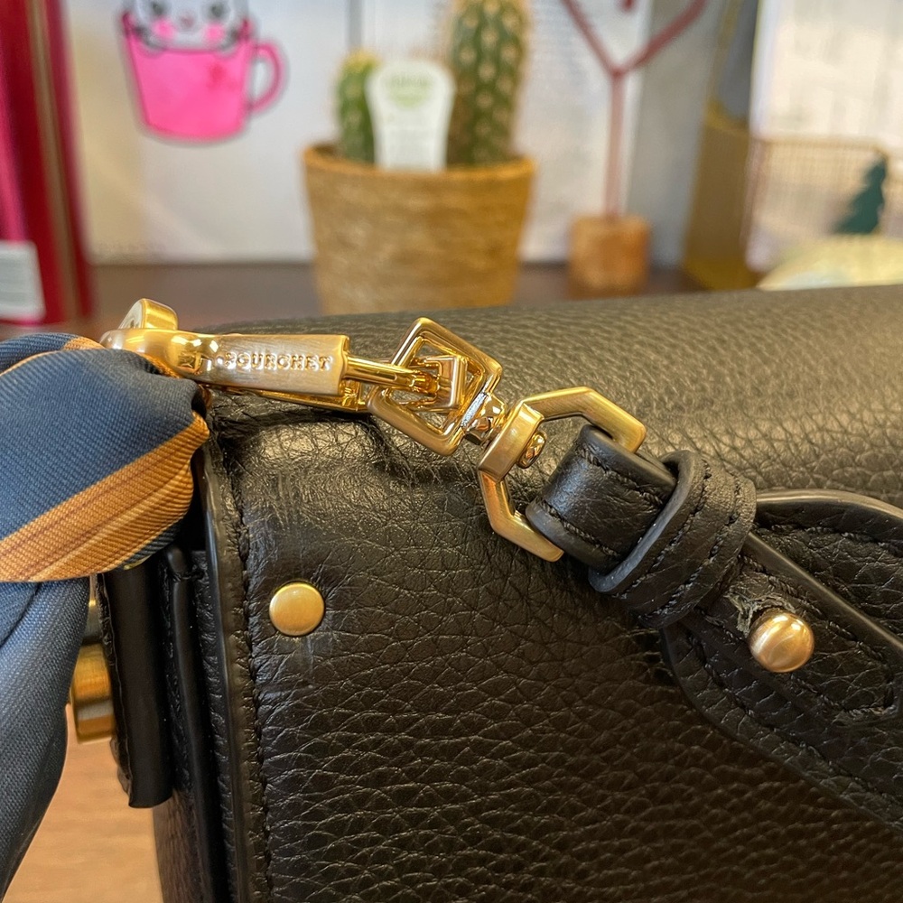 Pourchet Paris Sevres black flap bag small - Picture 16 of 17